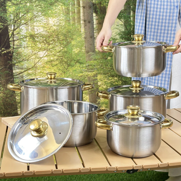 JUEGO DE COCINA AMERICA - (ACERO INOXIDABLE)