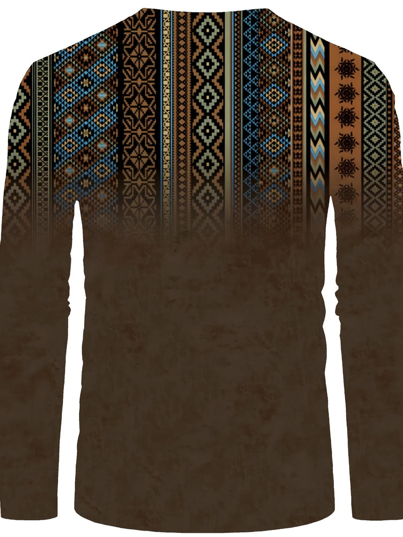CAMISETA HENLEY GLAM - ESTILO BOHEMIO