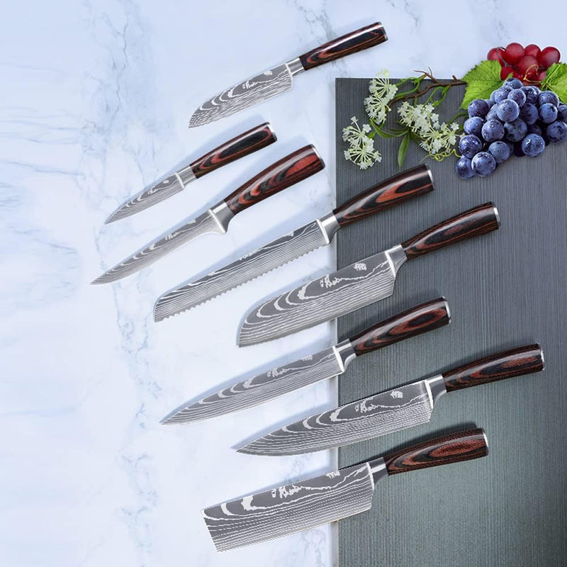 Juego De Cuchillos SENKEI De Cocina Profesional 10 Piezas