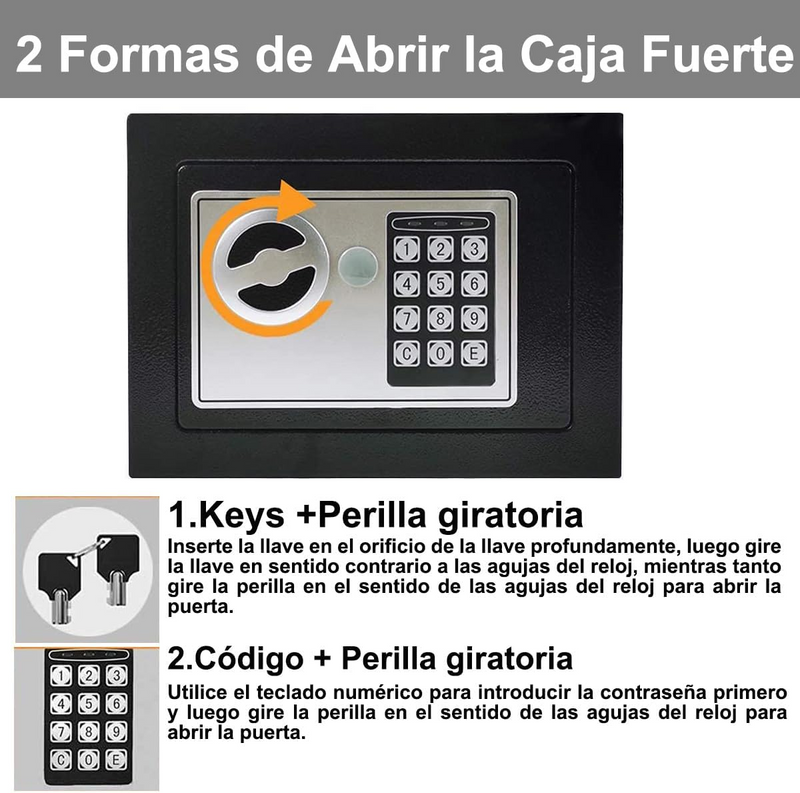 MEGA LOCK - CAJA FUERTE ELECTRONICA