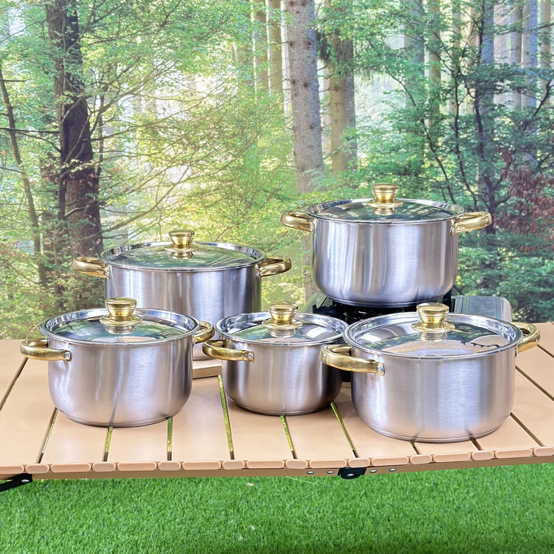 JUEGO DE COCINA AMERICA - (ACERO INOXIDABLE)