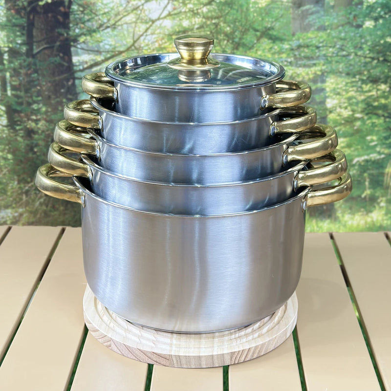 JUEGO DE COCINA AMERICA - (ACERO INOXIDABLE)