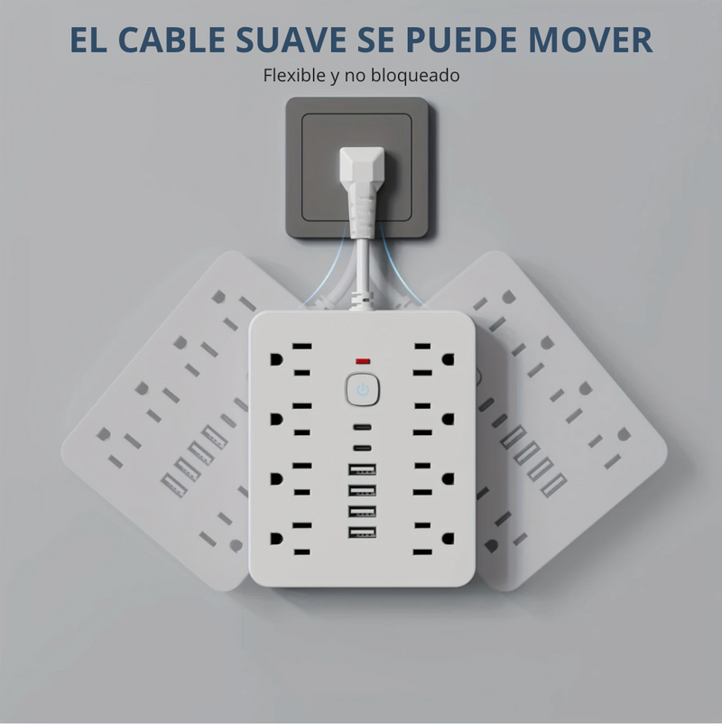 SUPER POWER BANK - REGLETA INTELIGENTE 14 EN 1