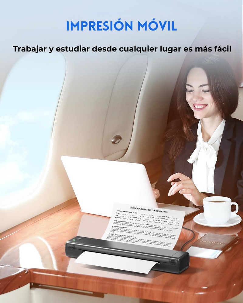 Impresora portátil con Bluetooth PrintMaxx