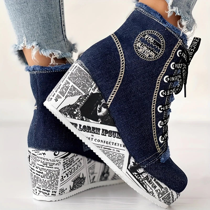 DENIM PLATAFORMAS - ESTILO Y VERSATILIDAD