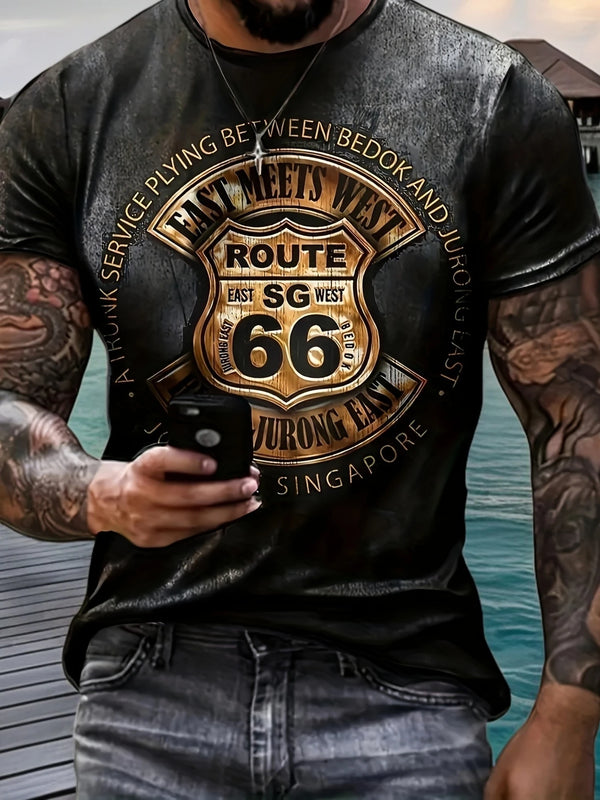 CAMISETA ROUTE 66 - COMODIDAD Y ESTILO