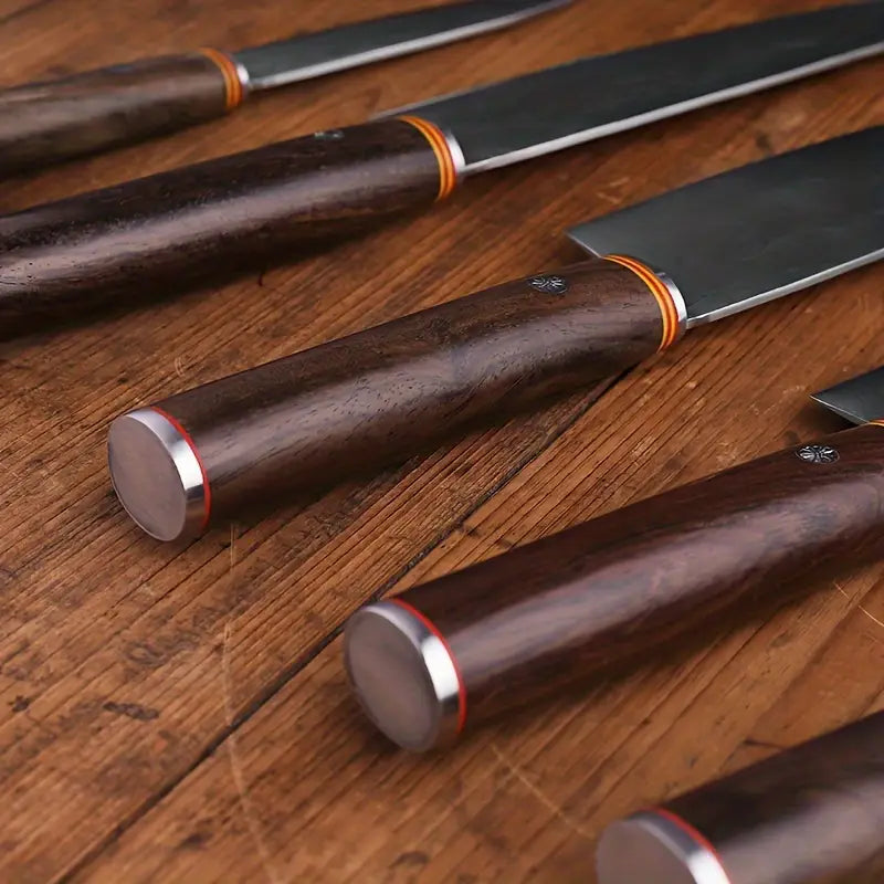Daxxin Juego De Cuchillos De Cocina 5 Piezas De Acero