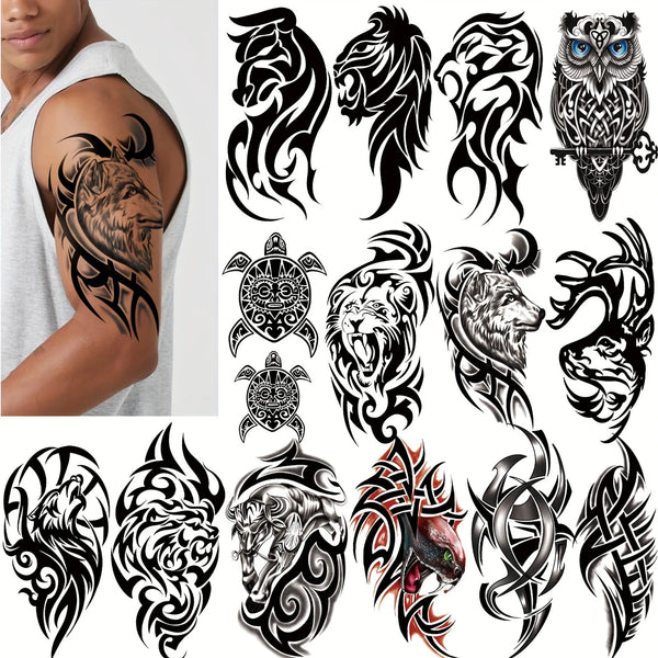JUEGO DE 17 PEGATINAS TATTO STYLE