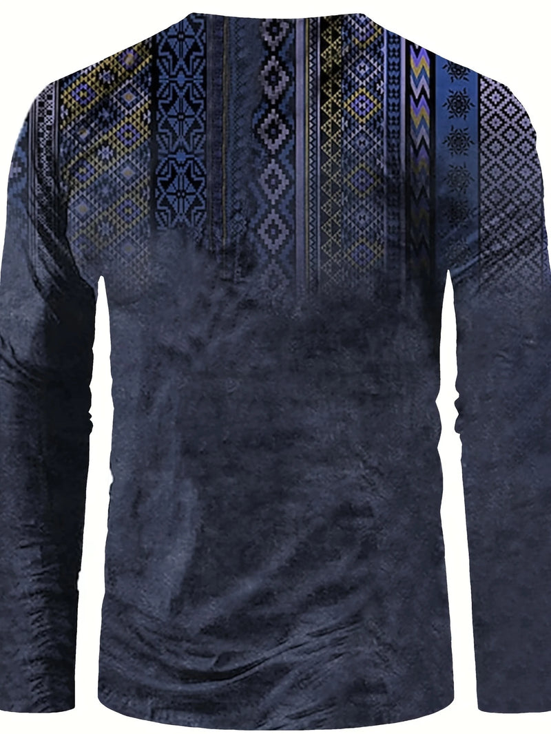 CAMISETA HENLEY GLAM - ESTILO BOHEMIO