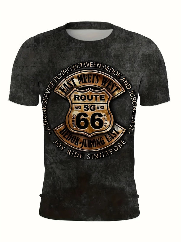 CAMISETA ROUTE 66 - COMODIDAD Y ESTILO