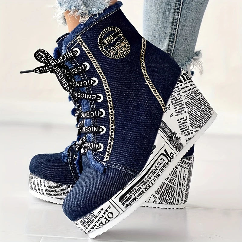 DENIM PLATAFORMAS - ESTILO Y VERSATILIDAD