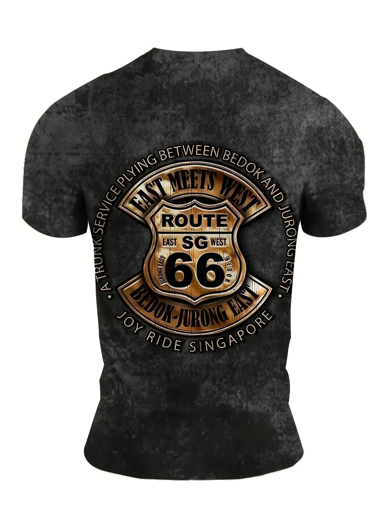 CAMISETA ROUTE 66 - COMODIDAD Y ESTILO