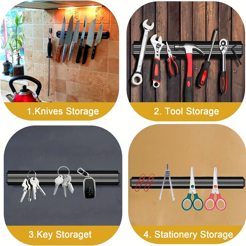 Barra Magnetica Imantada Cuchillos Iman Organizador Cocina