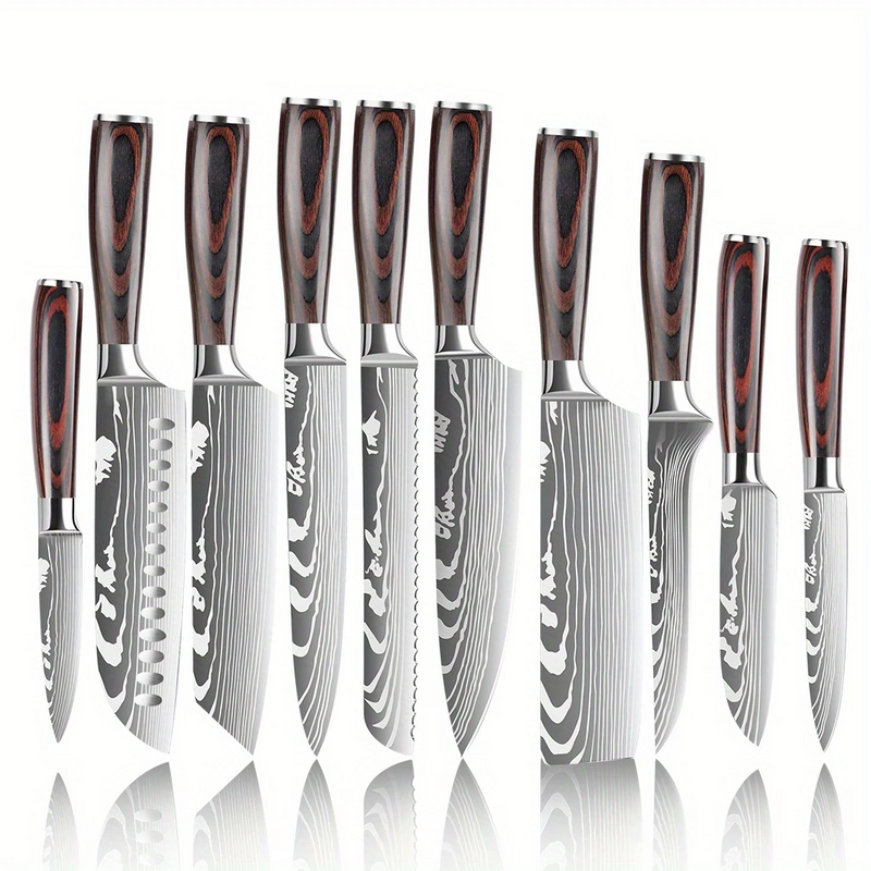 Juego De Cuchillos SENKEI De Cocina Profesional 10 Piezas