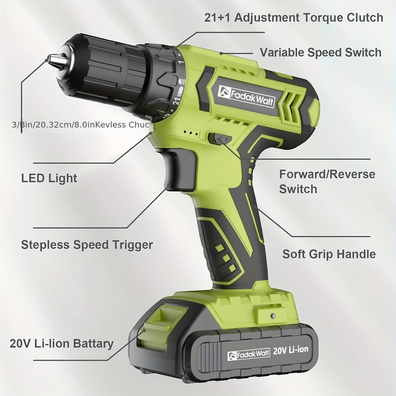 ALL TOOL KIT - TALADRO INALAMBRICO