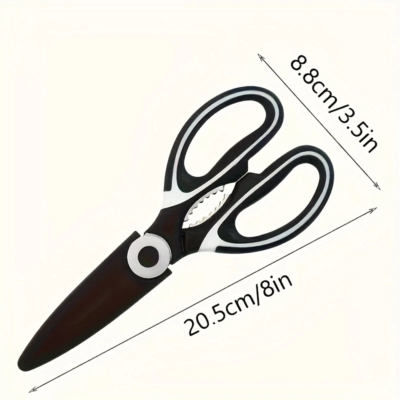 Tijeras Multifuncionales de Acero Inoxidable (PACK DE 2 TIJERAS)